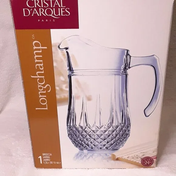 HOST PICK!!   NEW Cristal d'Arques Pitcher made in France - Picture 10 of 13